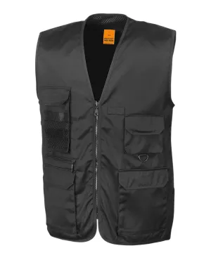 Adventure safari waistcoat | Black