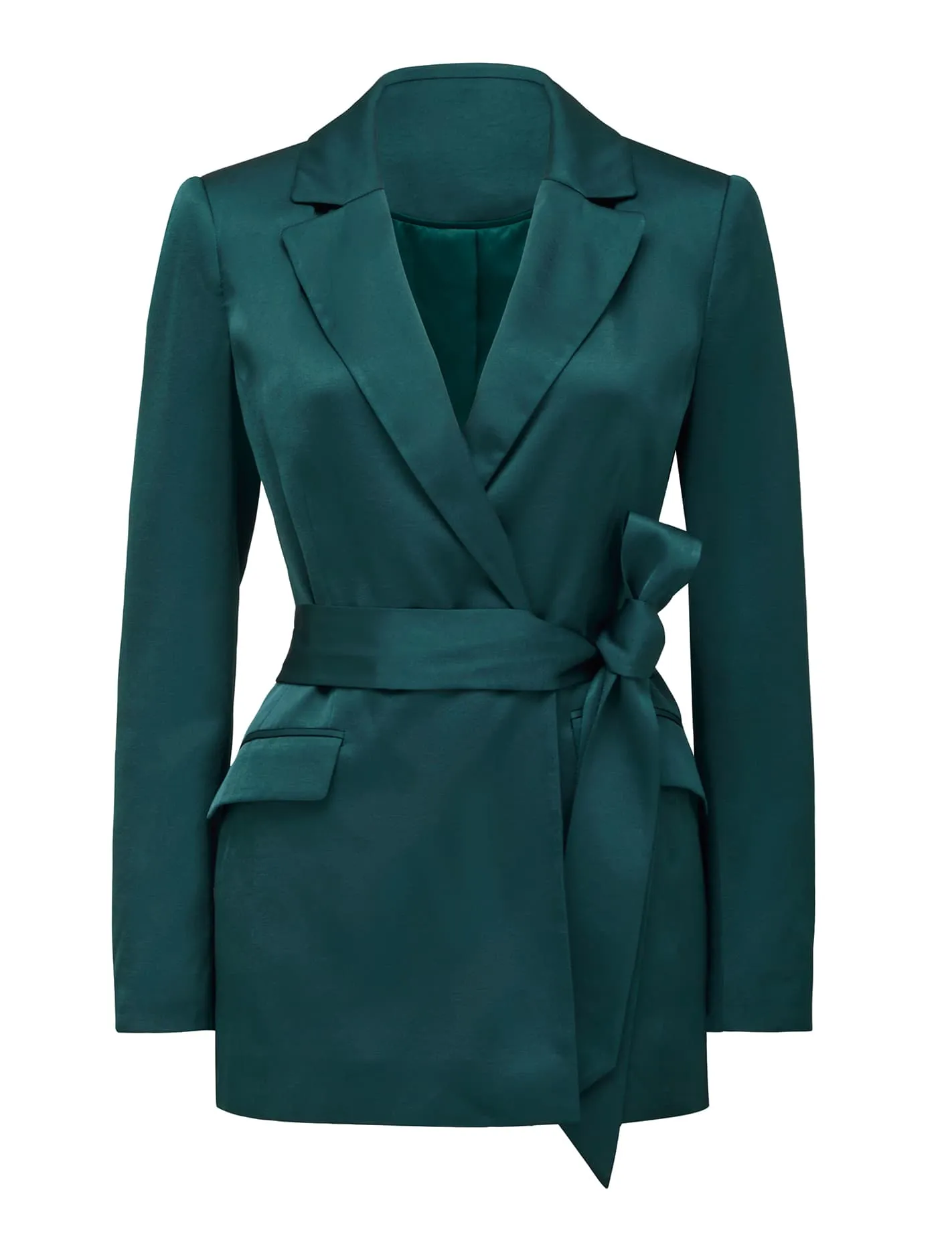 Alora Satin Tie Co-Ord Blazer