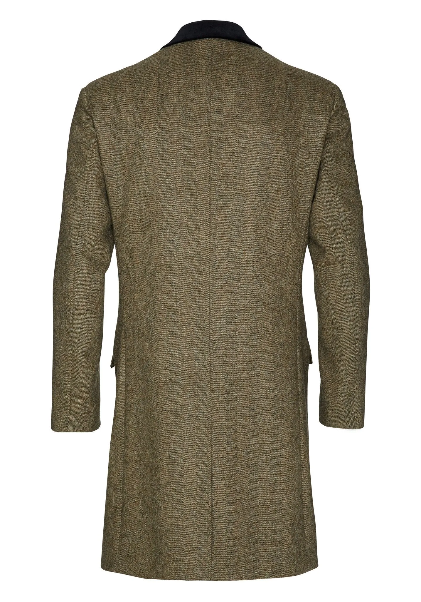 Ascot Herringbone Covert Coat