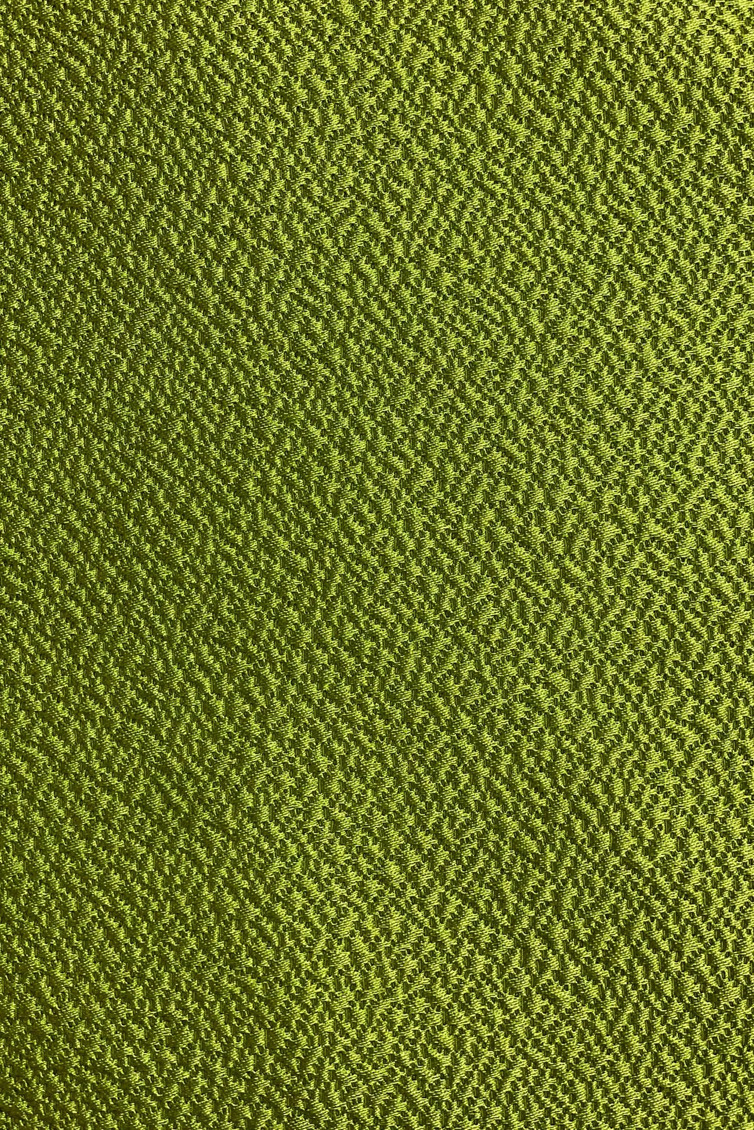 Avocado Silk & Wool Hammered Satin