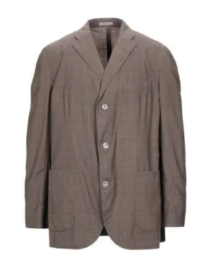 Boglioli Man Blazer Khaki 46 suit