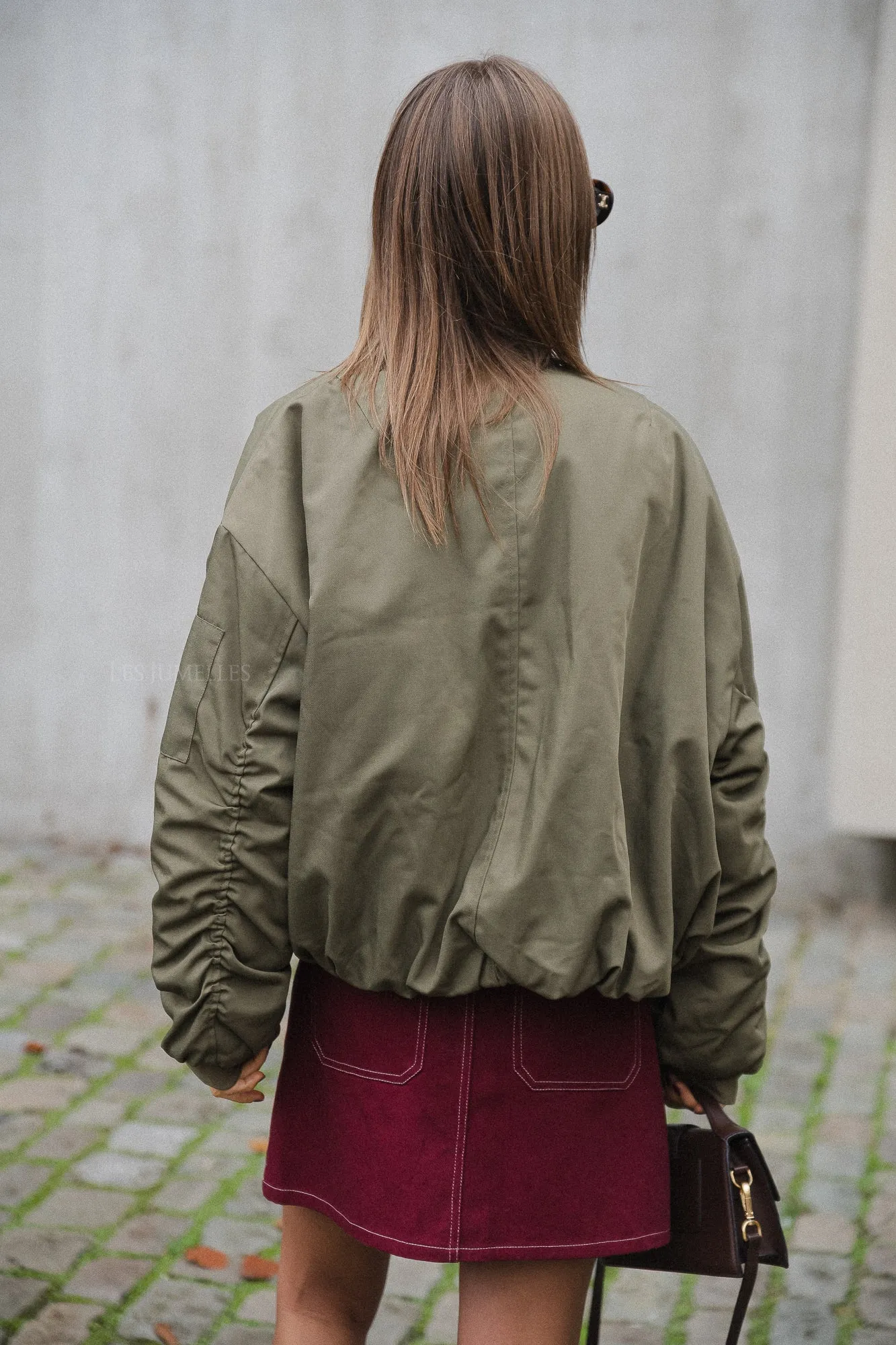 Brooke bomber jacket khaki