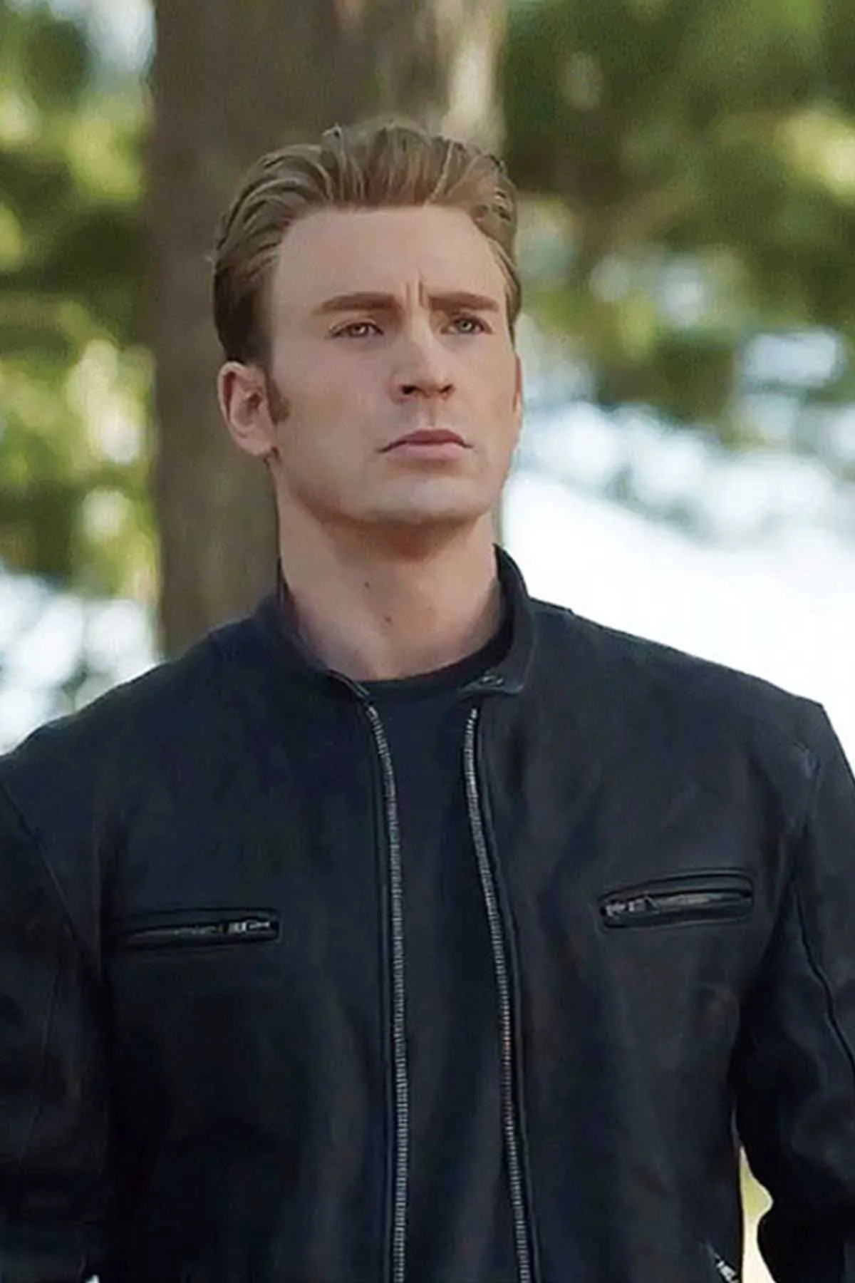 Captain America Leather Jacket Endgame