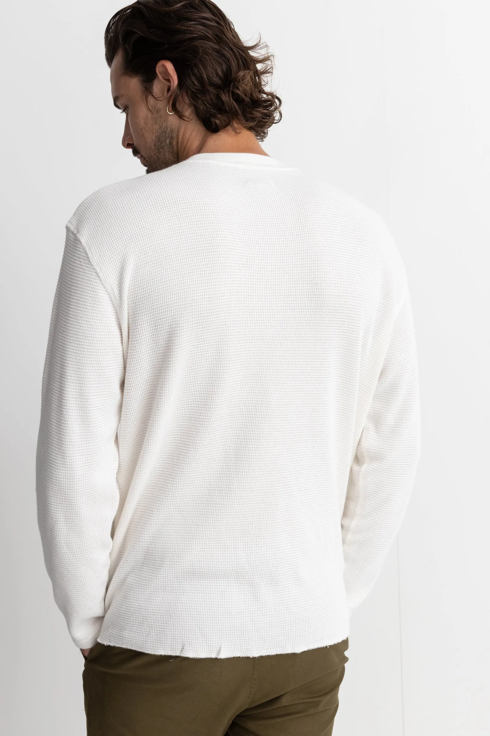 Classic Waffle Knit Vintage White