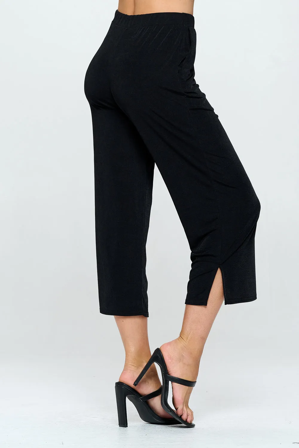 Classic Wide Leg Ankle Pants-5039BN-ARS1-K