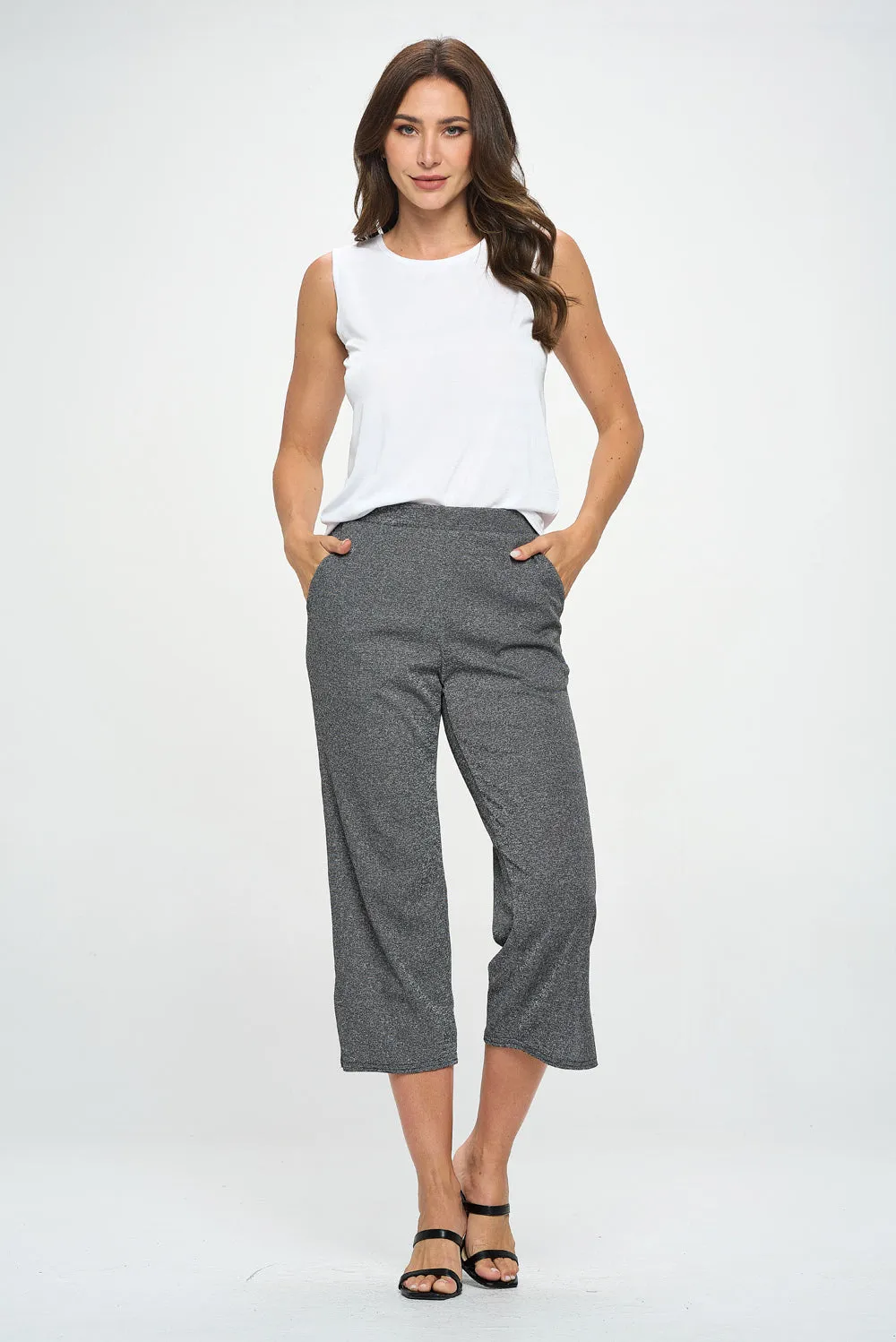 Classic Wide Leg Ankle Pants-5039BN-ARS1-K