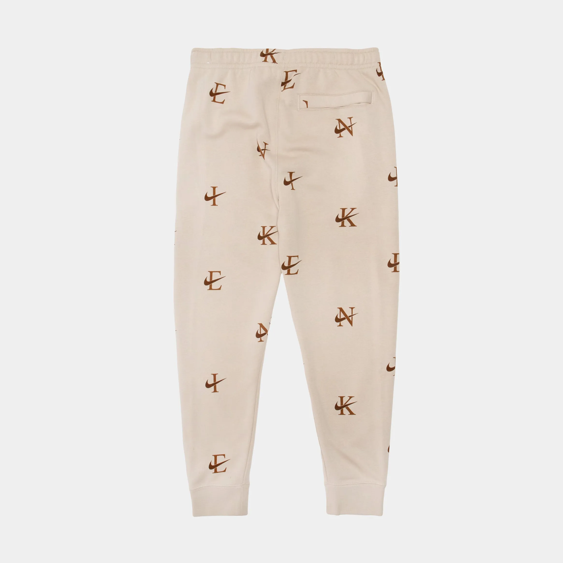 Club AOP Fleece Pants Mens Pants (Beige)