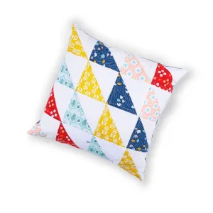 Coats & Clark Half Square Triangle Quilted Pillow