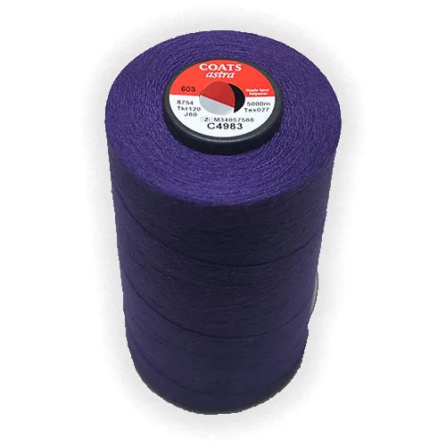 Coats Astra General Use 120 Thread - 5000m Cones