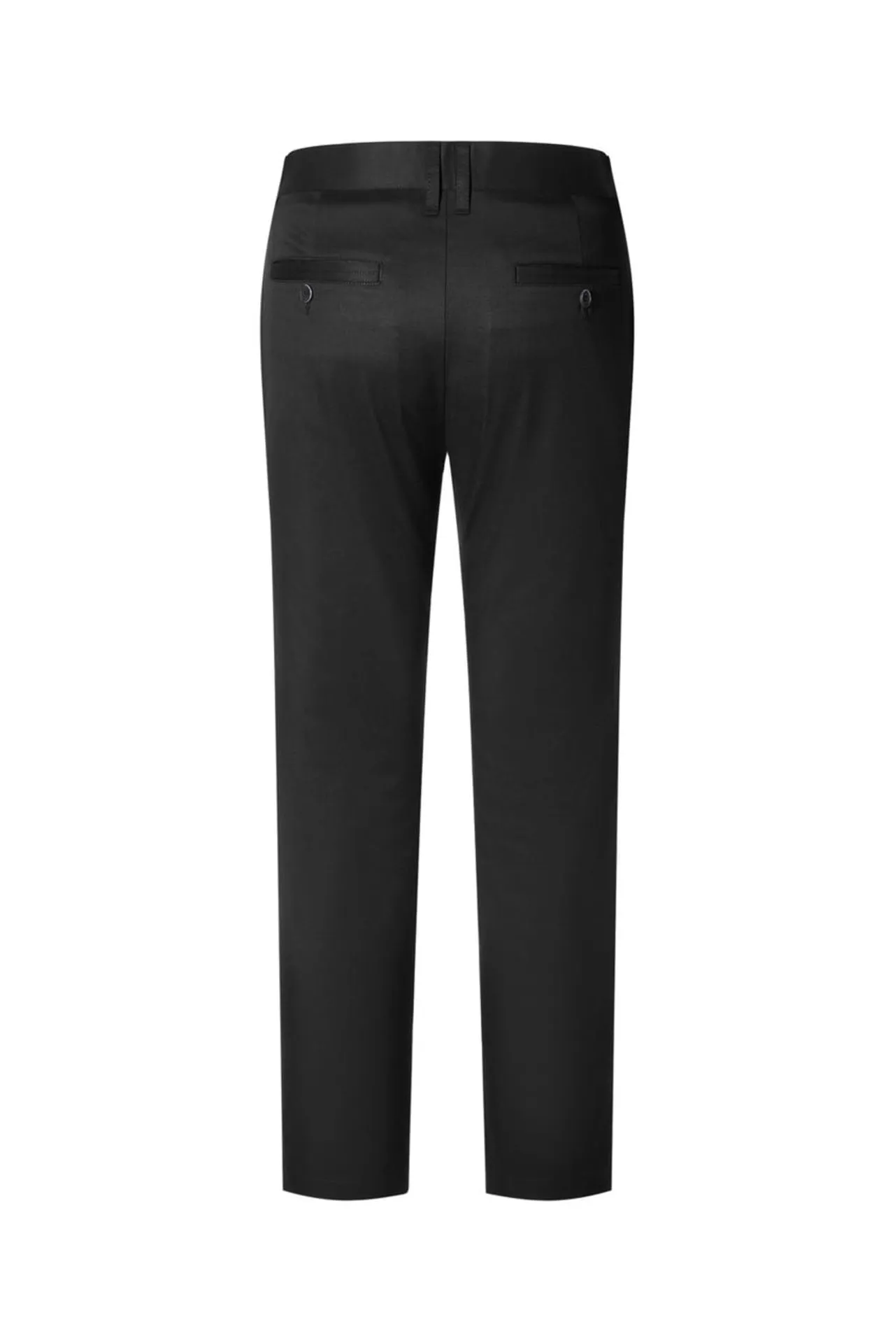 Cotton Rich Stretch Slim Tapered Fit Twill Casual Pants