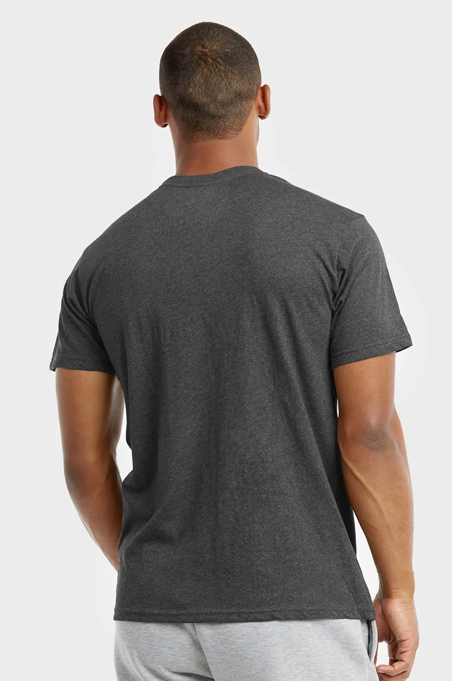 COTTONBELL MEN'S CREW NECK T-SHIRT (TR500C_CH-HT)