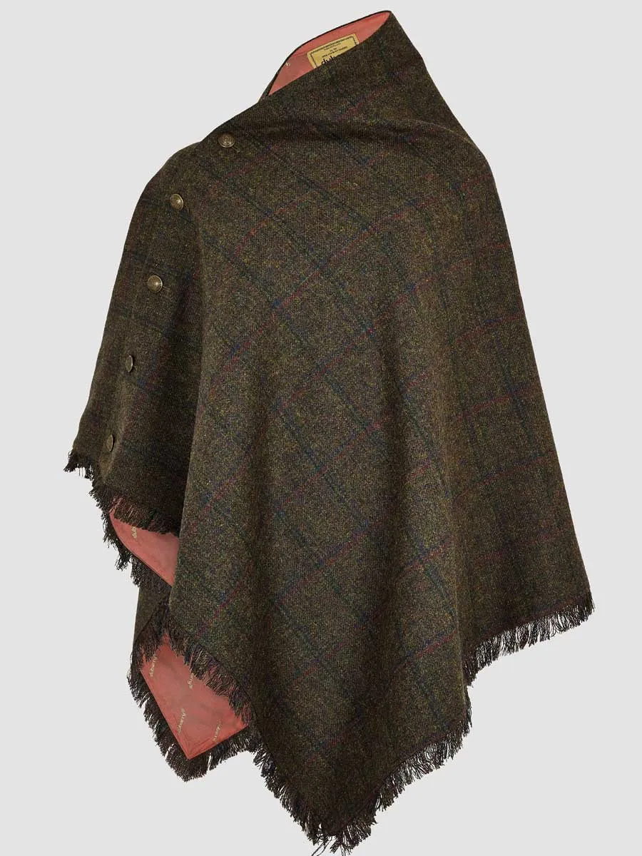 DUBARRY Hazelwood Ladies Tweed Poncho - Hemlock