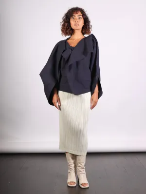 Enclothe Cardigan in Navy by Issey Miyake