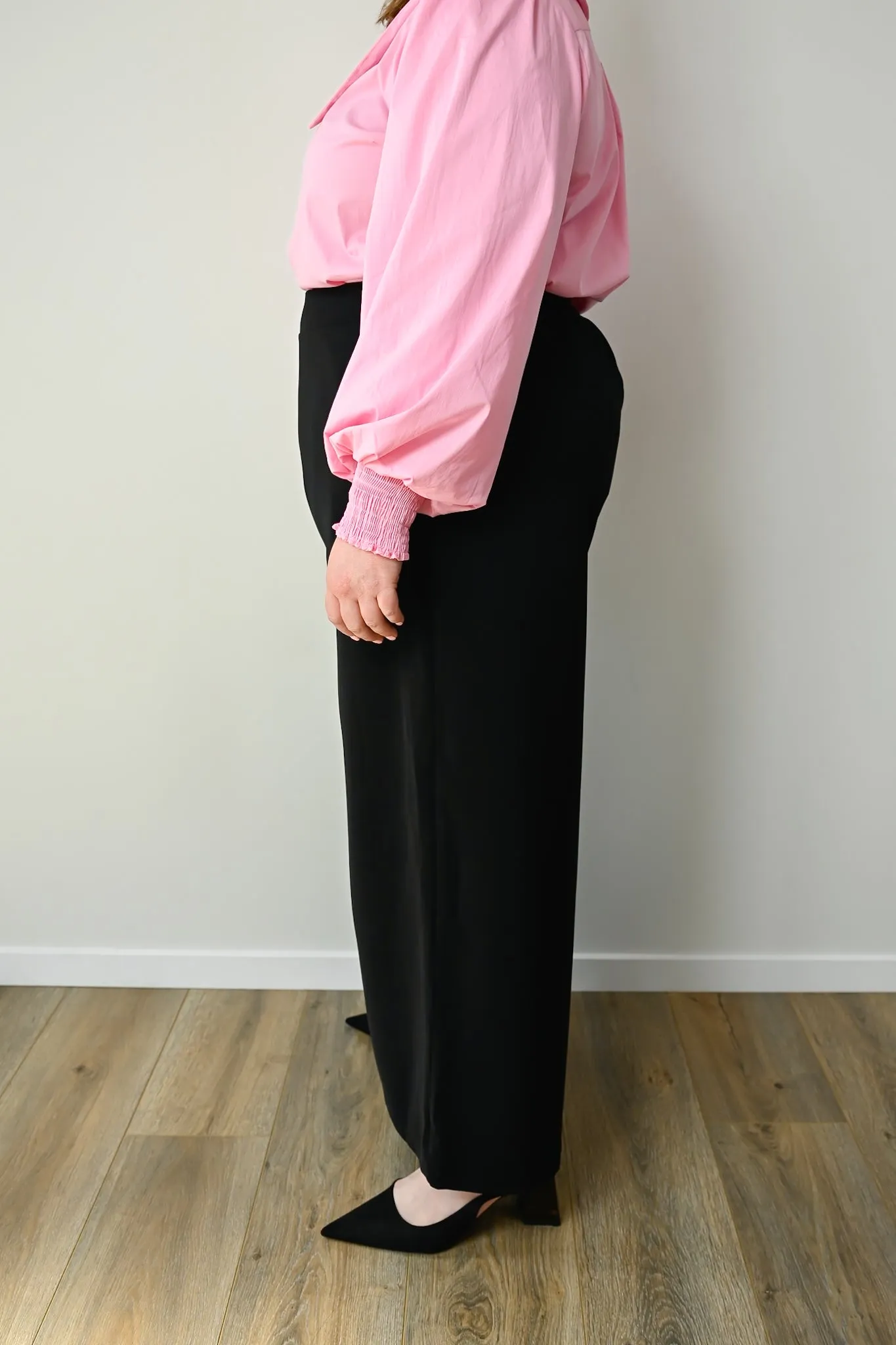 Eve wide-leg pants - Black