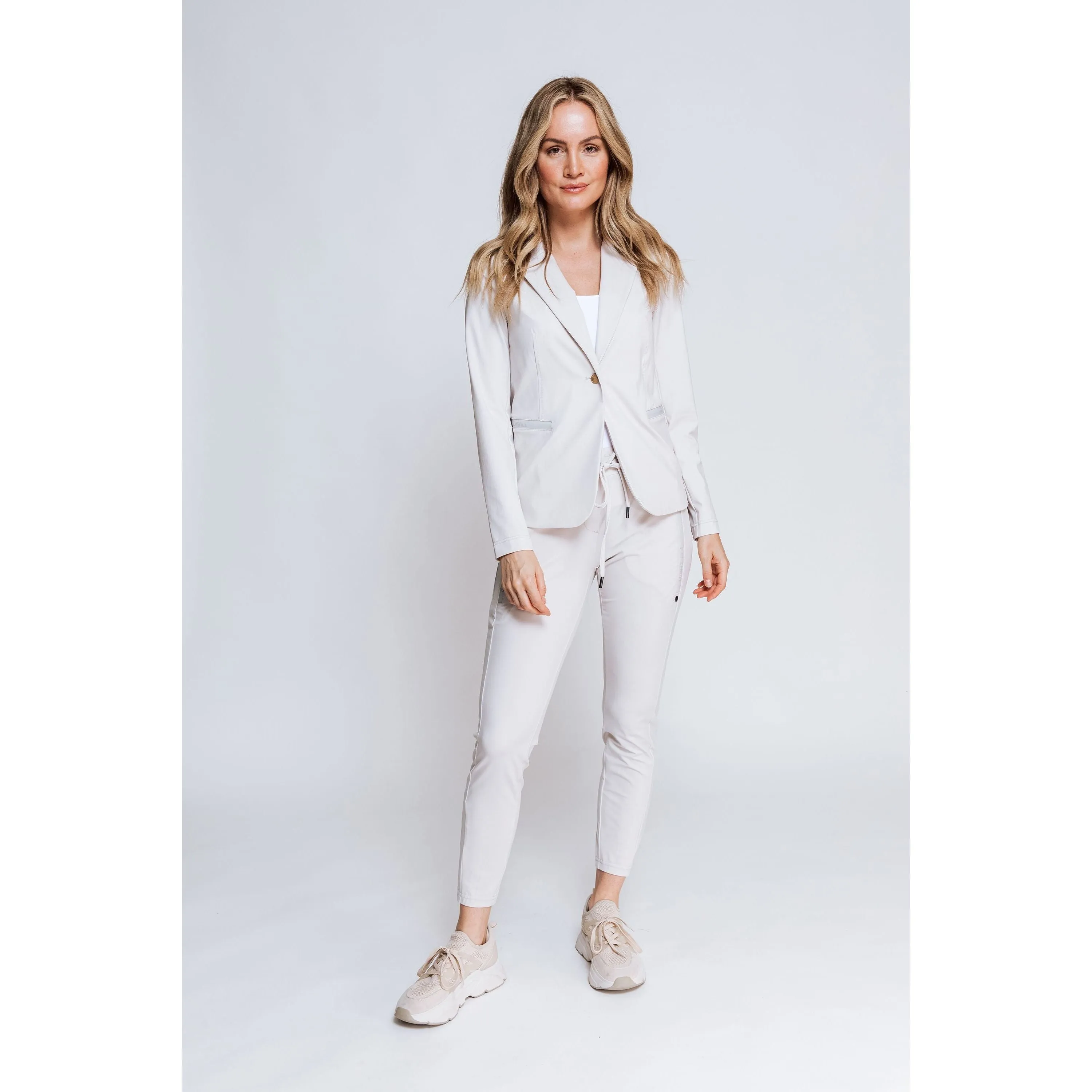 Luxe Stretch Knit Blazer Jacket