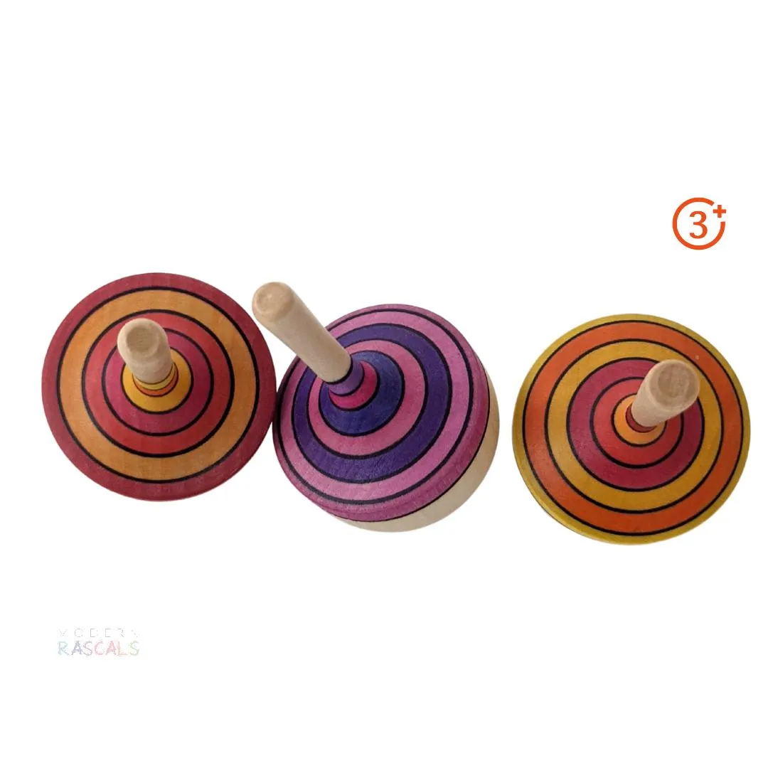 Mader Traditional Spinning Top - Red