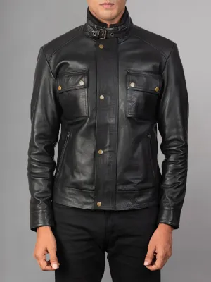 Mens Guardian Jacket With a stand-up collar and patch pockets