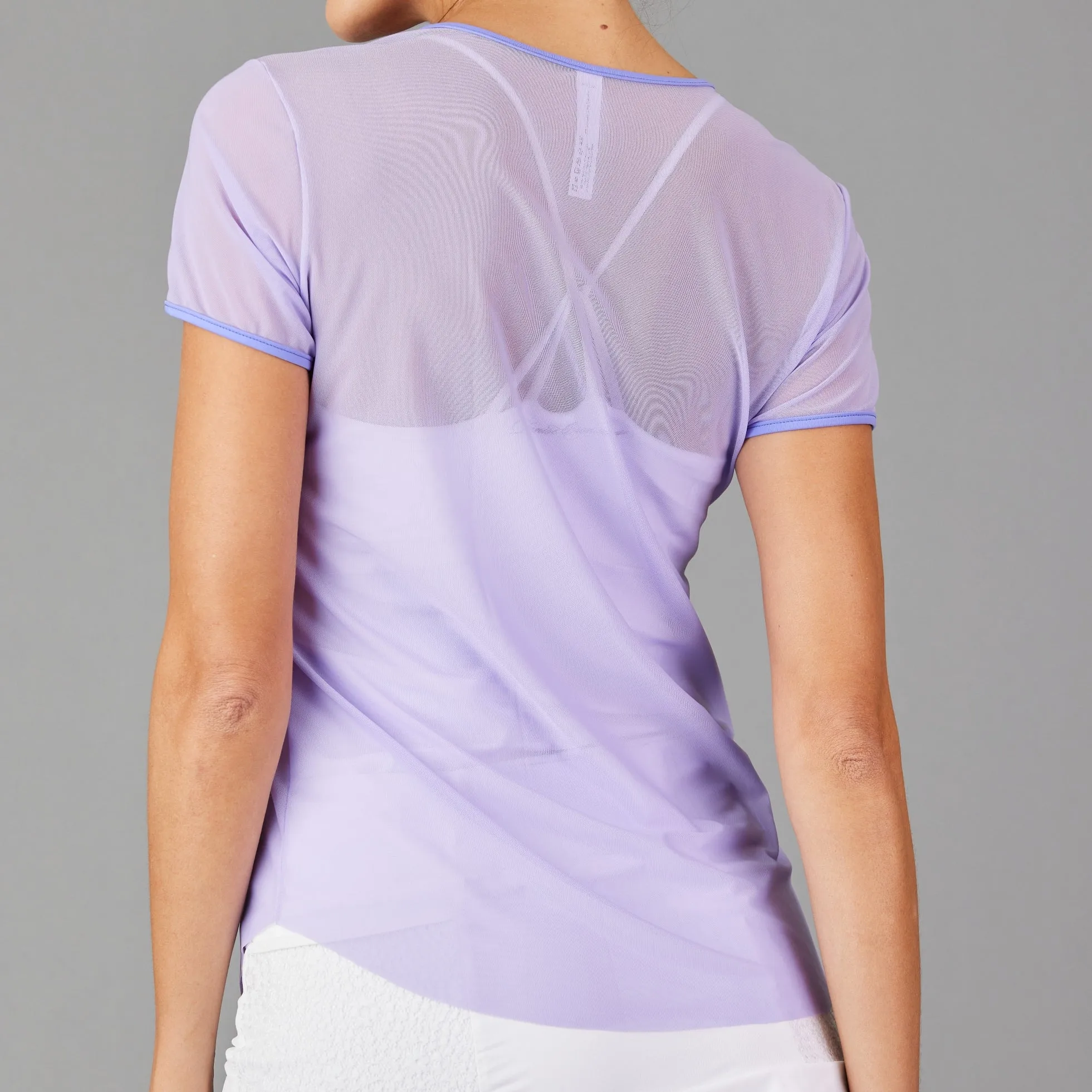 Mesh Layering Tee (lavender)