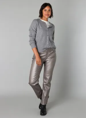 Oelkje Metallic Straight Leg Pant