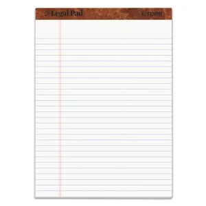 "the Legal Pad" Ruled Pads, Wide-legal Rule, 8.5 X 11.75, White, 50 Sheets, Dozen