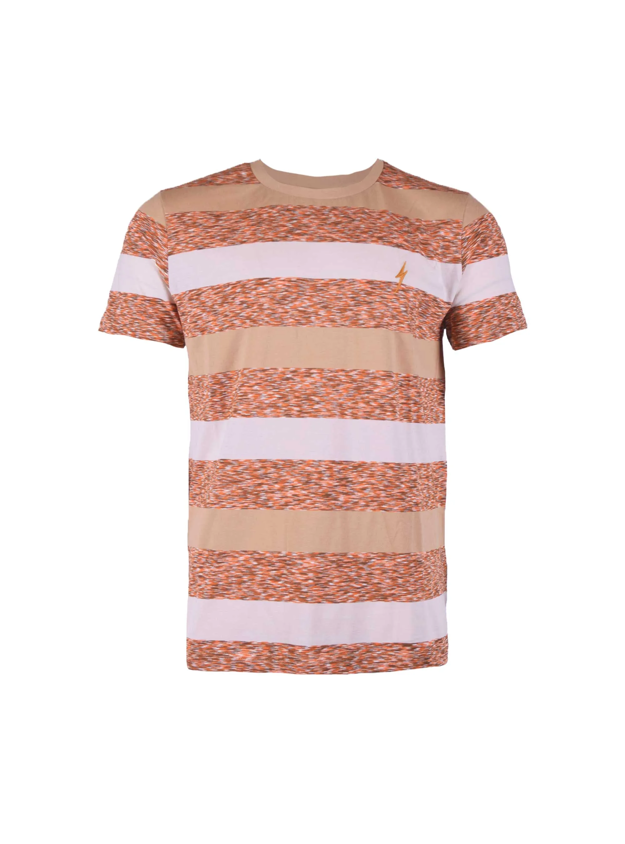 REGULAR STRIPED T-SHIRT WITH EMBROIDERY