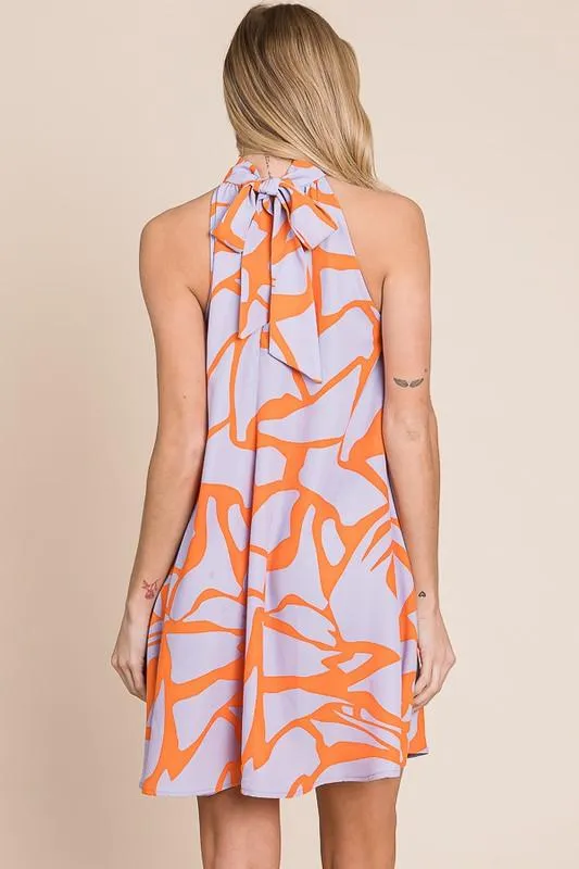 Resort Style Halter Neck Sundress