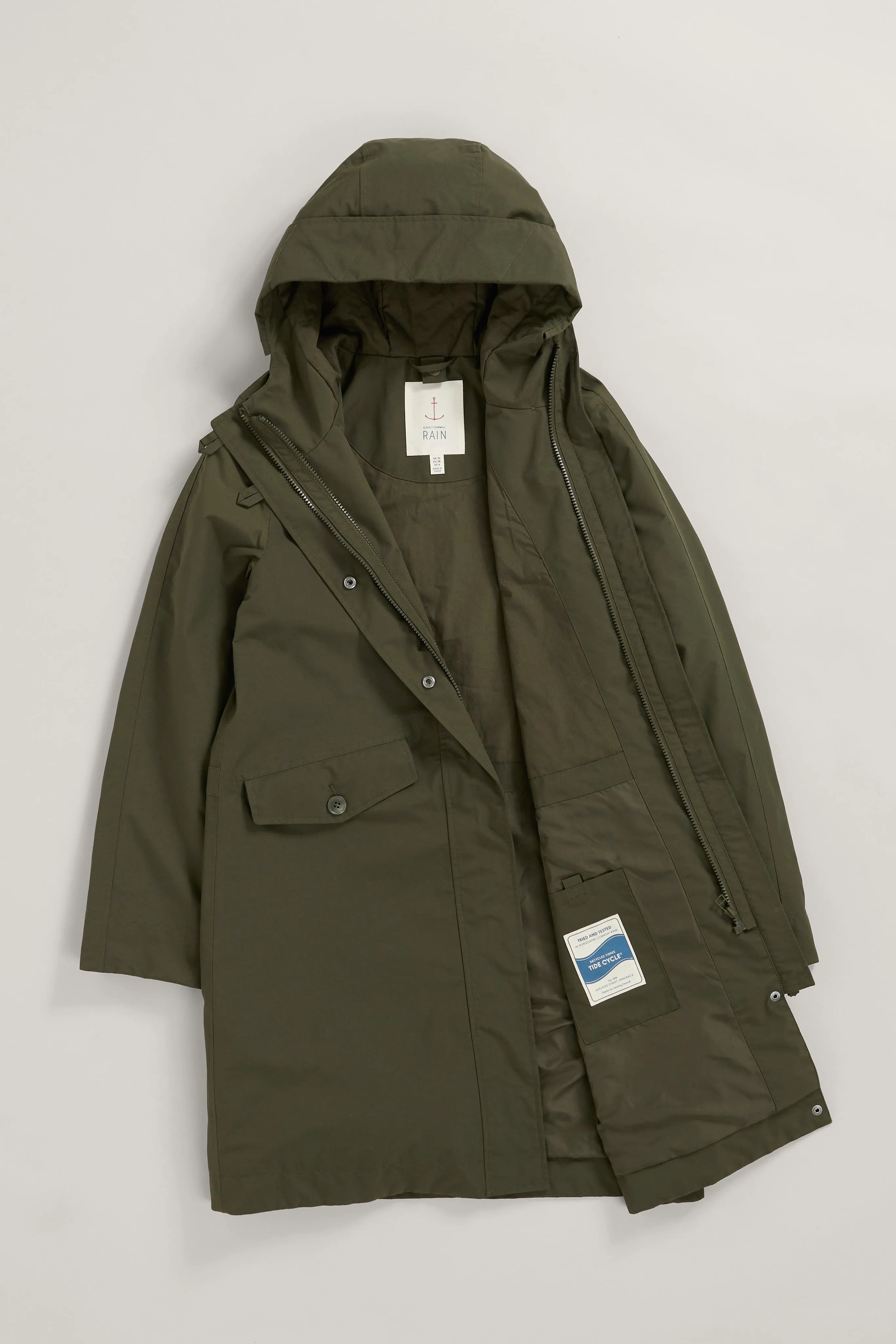 Seasalt Holdfast Parka in Highland