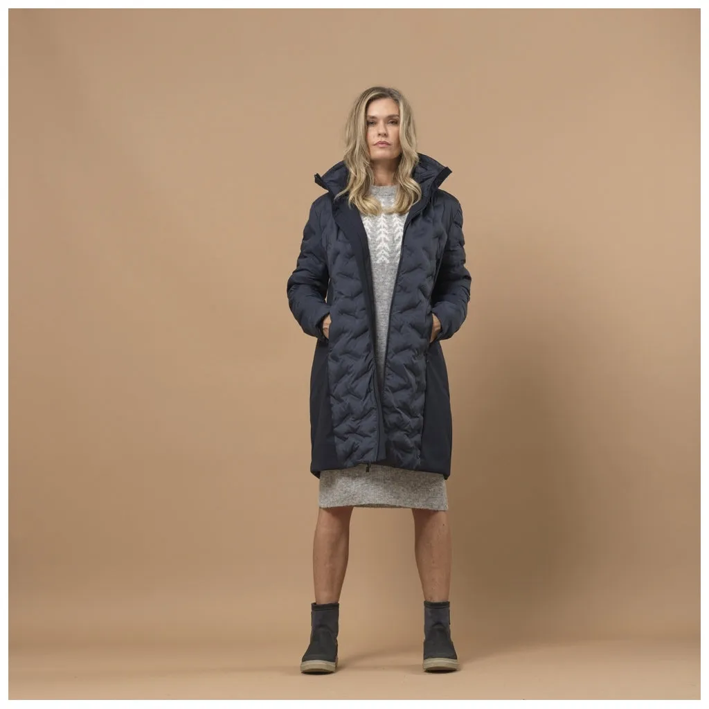 Sia Coat - Dark Navy