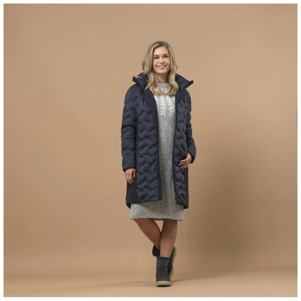 Sia Coat - Dark Navy