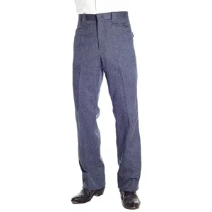 Sidran Men's Heather Navy Dress Ranch Pants