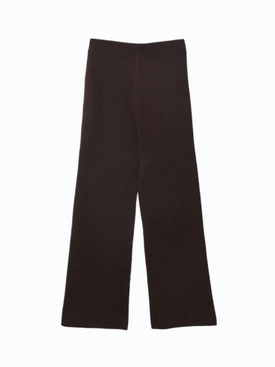 Straight Fit Pants_Brown