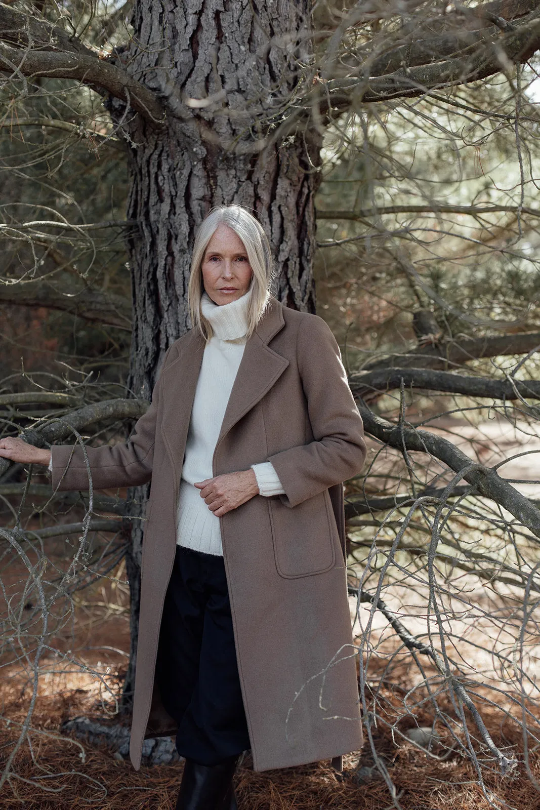 The Caselberg Wool Coat - Latte