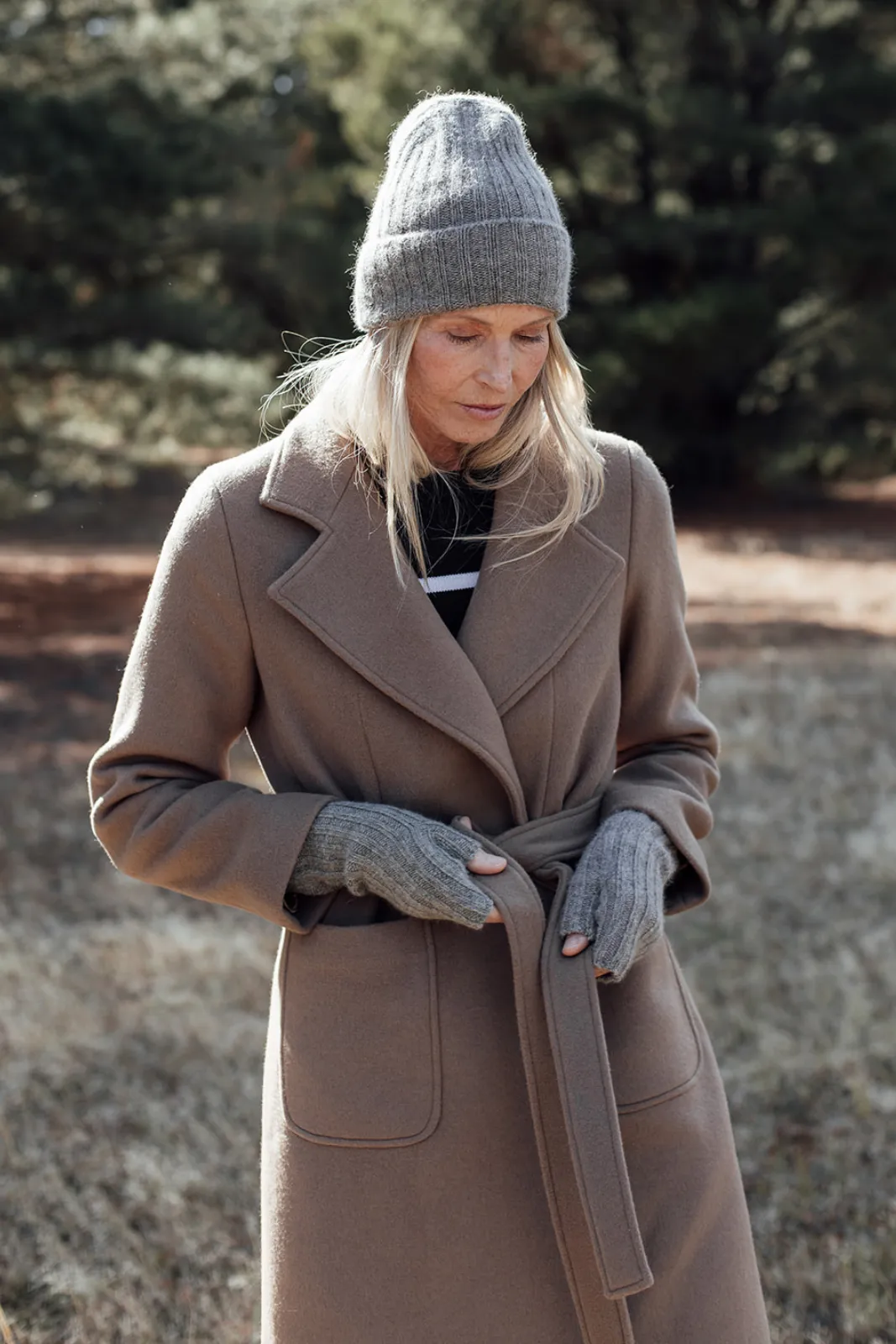 The Caselberg Wool Coat - Latte