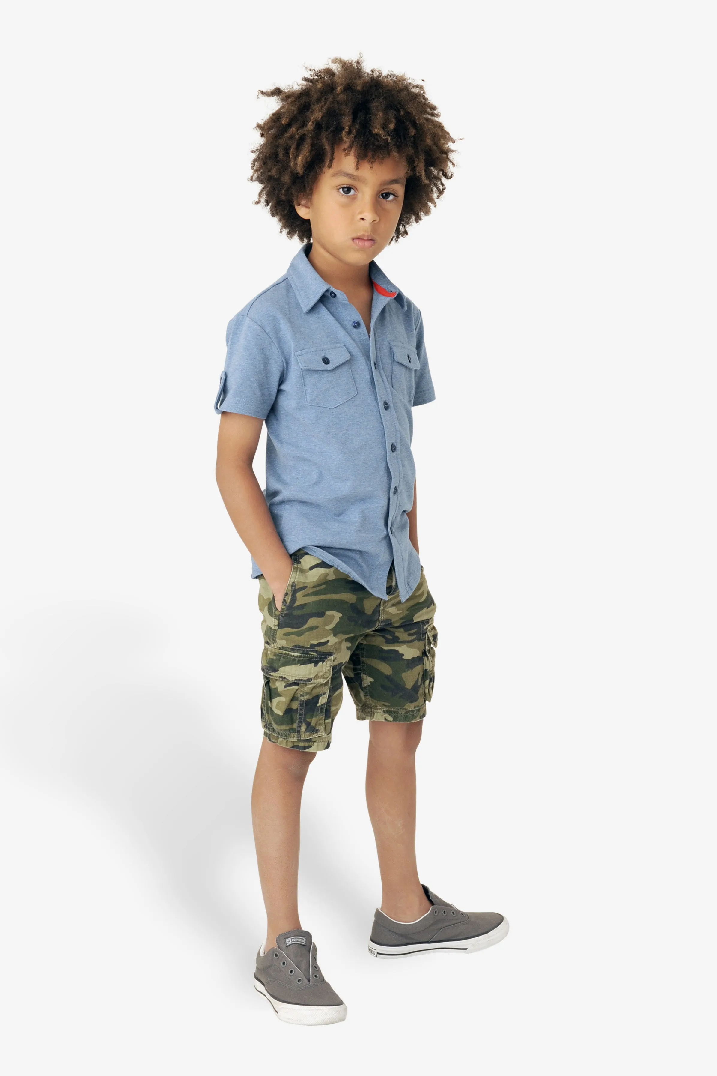 Toobydoo Army Camo Cargo Boys Shorts