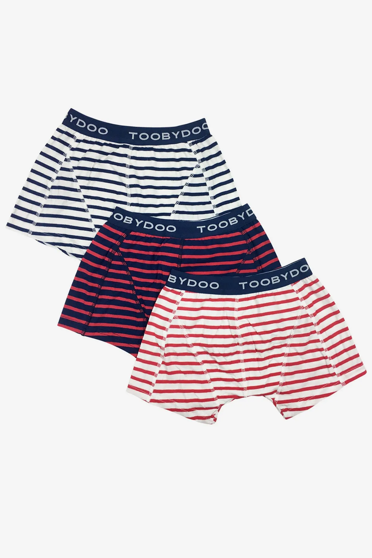 Toobydoo Boys Underwear 3-Pack - Red