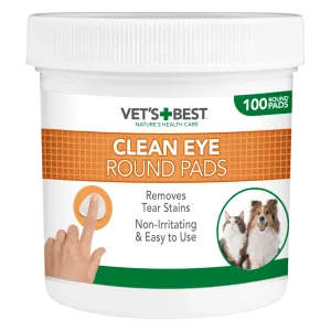 Vet's Best Clean Eye Round Pads