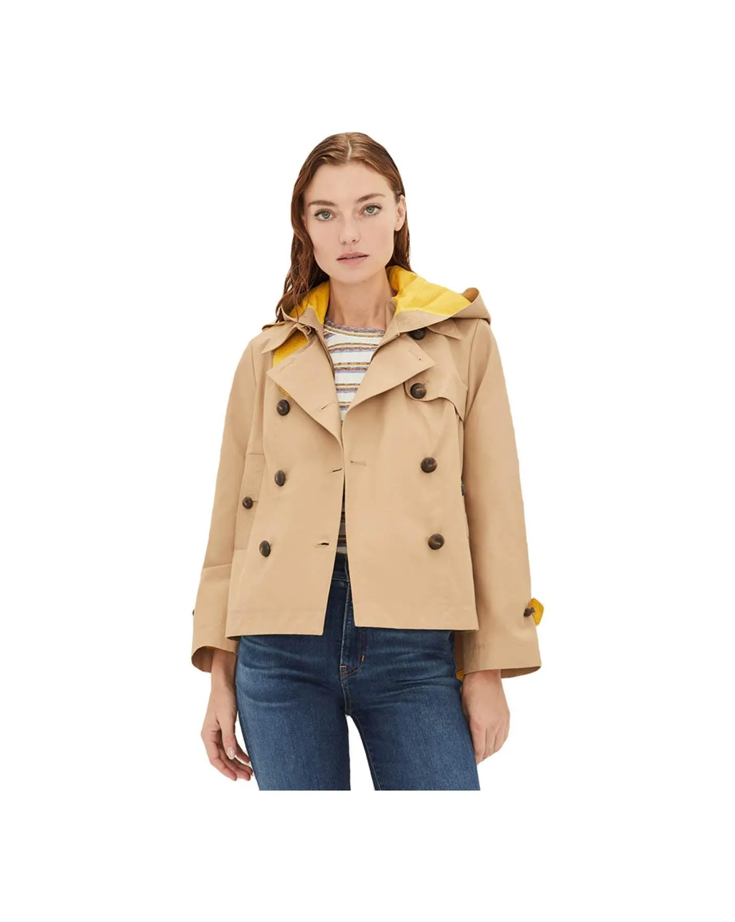 Watts Dickey Cropped Trench Jacket