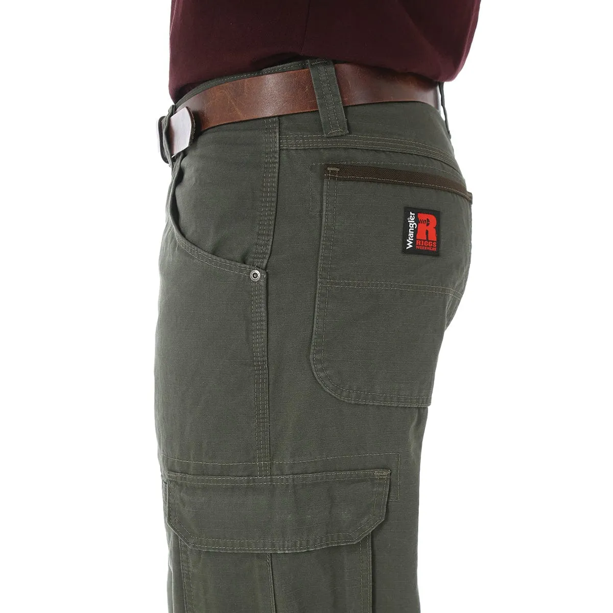 Wrangler Riggs Workwear Ripstop Ranger Cargo Pants, Loden